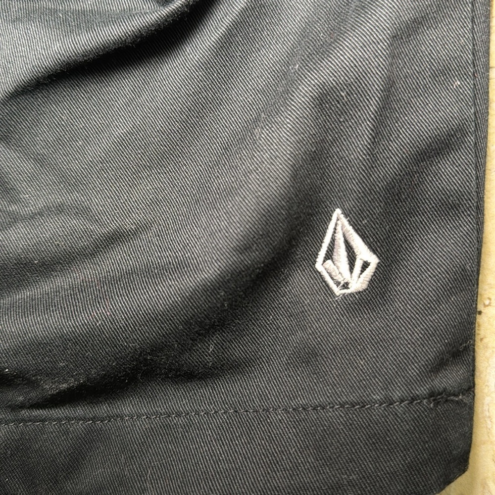 Volcom Mens Frickin Chino Shorts Black REPREVE Recycled Polyester Size 30 M29 - Picture 5 of 7